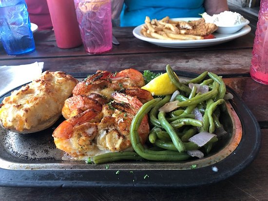 The Back Porch signature dishes Crab Stuffed Shrimp
Firecracker Shrimp Tacos
Crab Legs